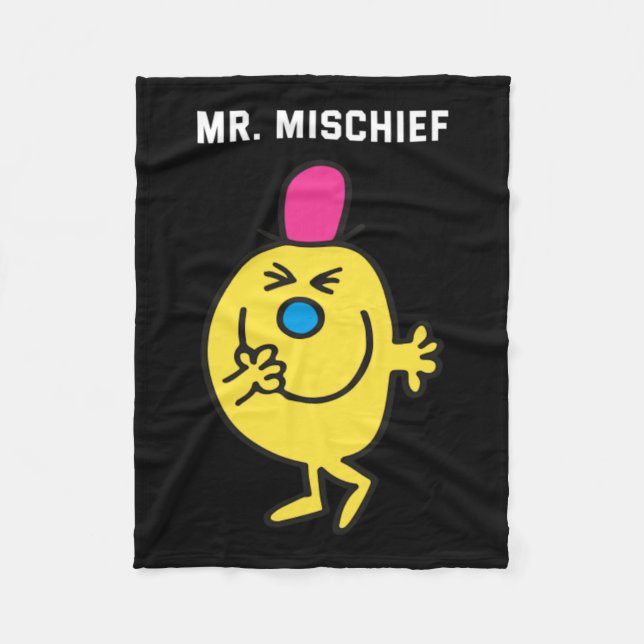 Mr Mischief Design Fleecefilt (Framsidan)