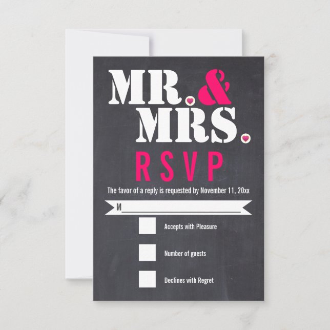 Mr. Modern-typografi svart OSA av rosa (Framsida)