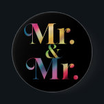 Mr. & Mr. Gay Sängvätning Gay Bröllop  Knapp<br><div class="desc">Mr. & Mr. Gay Sängvätning Gay Bröllop</div>