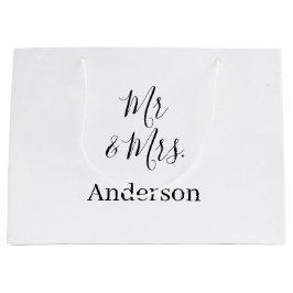 Mr & Mrs add family namn date year bröllopsförmån 