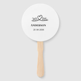 Mr & Mrs add family namn date year bröllopsförmån 