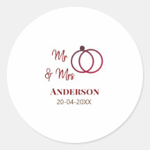 Mr & Mrs add family namn date year bröllopsförmån 