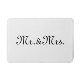 Mr. & Mrs Black white Badrumsmatta