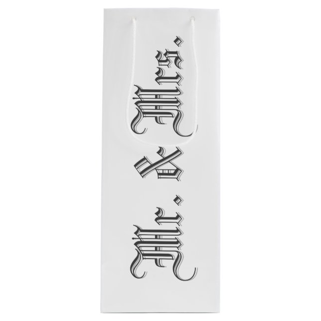Mr. & Mrs Blackletter (Framsidan)