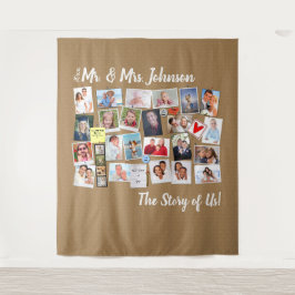 Mr & Mrs Bröllop 🤵 Story of Us Photo Collage