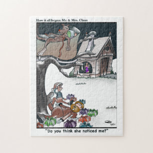 Mr. & Mrs Claus hur allt började med Jigszle Puzzl Pussel