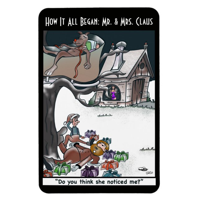 Mr. & Mrs Claus, hur allt började Poster Magnet (Vertikal)