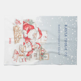 Mr & Mrs Claus jul Cookies Kitchen Towels Kökshandduk