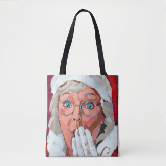 Mr. & Mrs. Claus Tote Bag Tygkasse