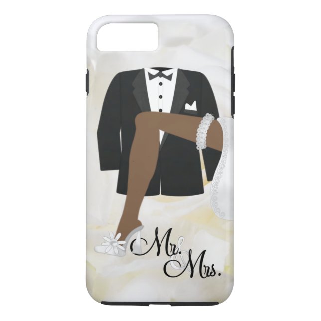 *Mr. & Mrs Fodral-Mate Tuff iPhone 7 Plus Fodral Case-Mate iPhone Skal (Baksida)
