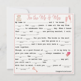 Mr & Mrs Guest libs Inbjudningar