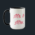Mr & Mrs. Mugg - Romantic Gift<br><div class="desc">Börja er morgon med kärlek med snyggten "Mr & Mrs" mugg. Perfekt för nyfödda,  gifta par eller långtidshundar. En romantisk och personlig beröring till ditt kök eller en tankfull bröllop-presentidé</div>