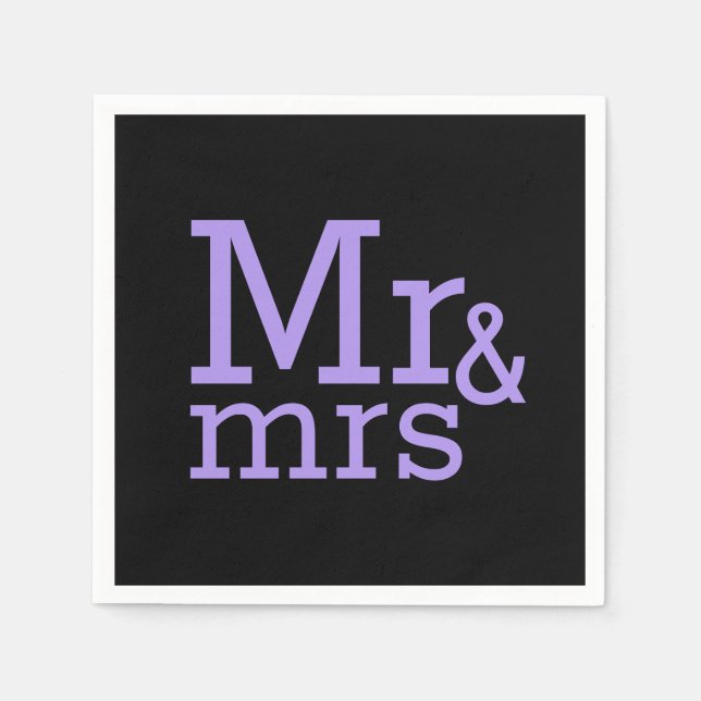 Mr & Mrs Papper Napkins Pappersservett (Framsidan)