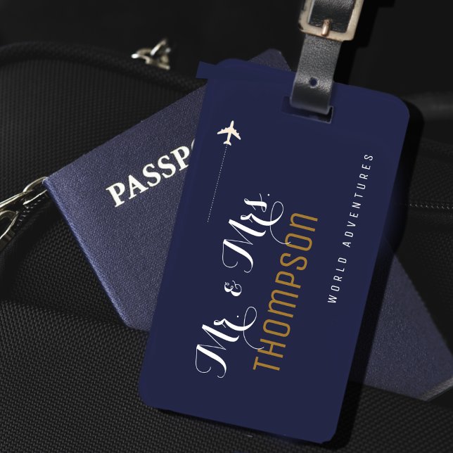 Mr. & Mrs Parworld trip äventyr Bagagebricka (Skapare uppladdad)