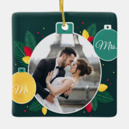 Mr. & Mrs Personlig jul Ornament