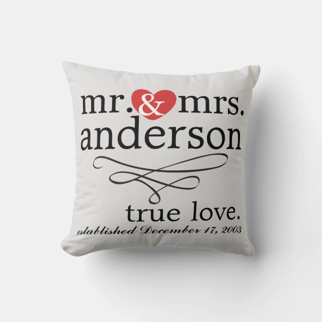 Mr & Mrs Pillow Kudde (Framsida)