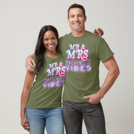 Mr. & Mrs Smart Vibes Snyggt Basic Mörk T-Shirt