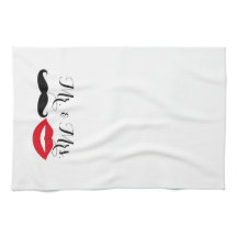 Mr & Mrs to be Mustache & Läppar Party Värdinna