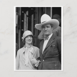 Mr & Mrs Tom Mix Vykort