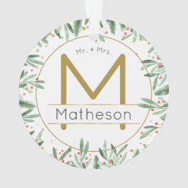 Mr. + Mrs. Vår första jultomogram