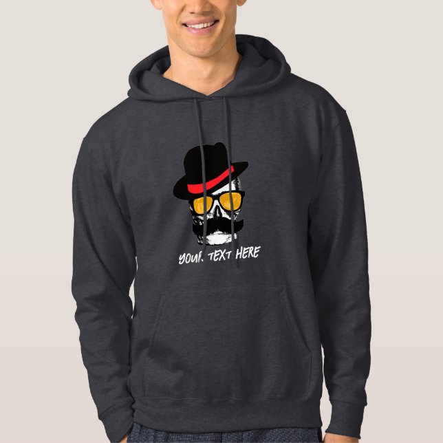 mR MUSTASCH Hoodie (Framsida)