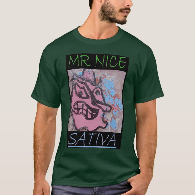 MR NICE SATIVA TEE SHIRT (Framsida)