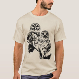 Mr och Barred Uggla - 2020 - Black bläck T Shirt