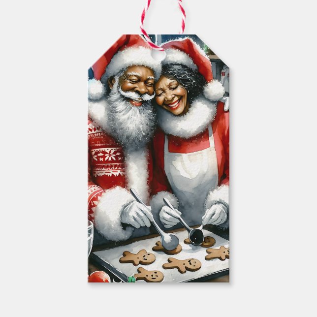 Mr och Clause Cute Jul till och från Presentetikett (Framsidan)