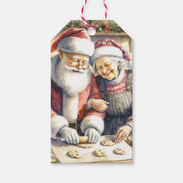 Mr och Clause Cute Jul till och från Presentetikett (Framsidan)