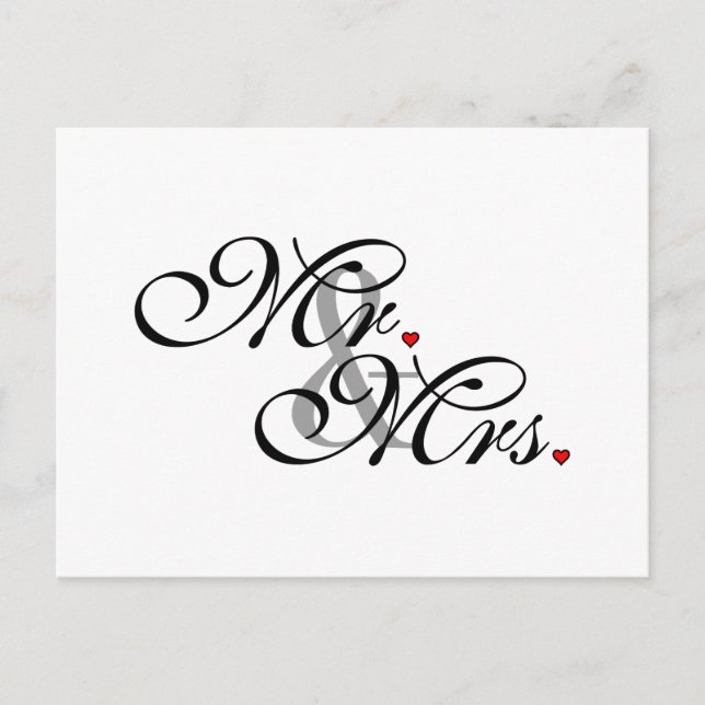 Mr. och fru Make, frun.. Vykort (Framsida)