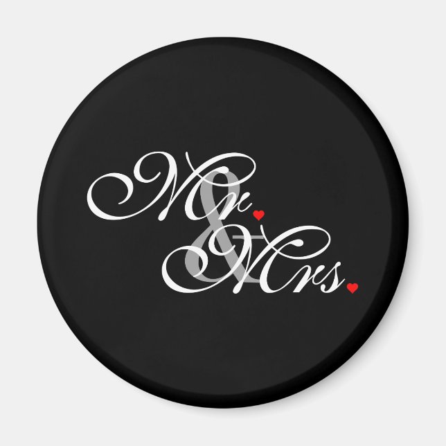 Mr. och fru Make, hans nyaste Weds Magnet (Framsidan)