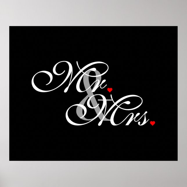 Mr. och fru Make, hans nyaste Weds Poster (Framsidan)