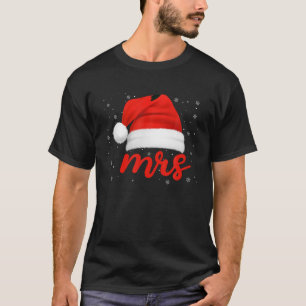 Mr och Funny Claus Par Matching jul T Shirt