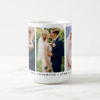 Mr. och Mrs. 3 Photo Bride and Groom Bröllop Large