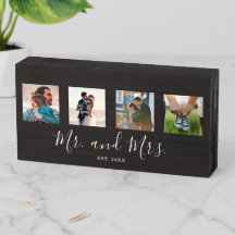 Mr. och mrs Bröllop Photo Collage Couples