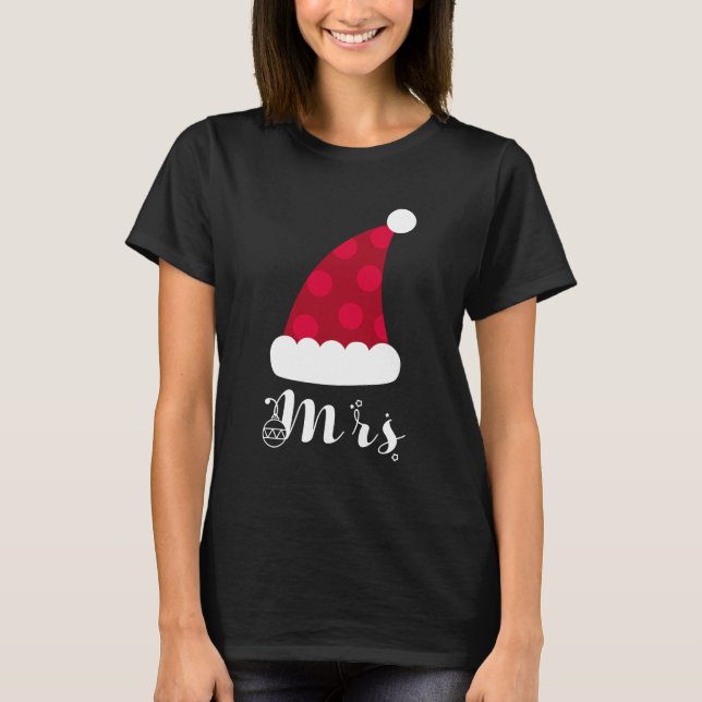 Mr och Mrs. christmas T Shirt (Framsida)