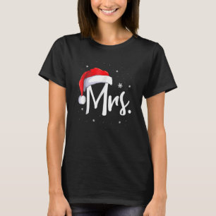 Mr. och Mrs. Claus Par matchande jul Pajama T Shirt