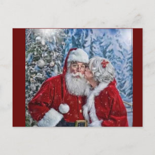 Mr. och Mrs. claus Vykort