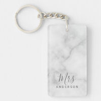 Mr och Mrs. | Elegant Marble Modern Script Bröllop