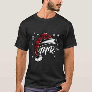 Mr. och Mrs Jultomten jul Par Matching T Shirt
