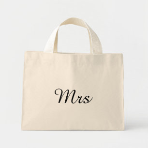 Mr och Mrs. modernt matchande par för elegant Mini Tygkasse