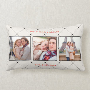 Mr och Mrs Multi Photo Pillow Lumbarkudde