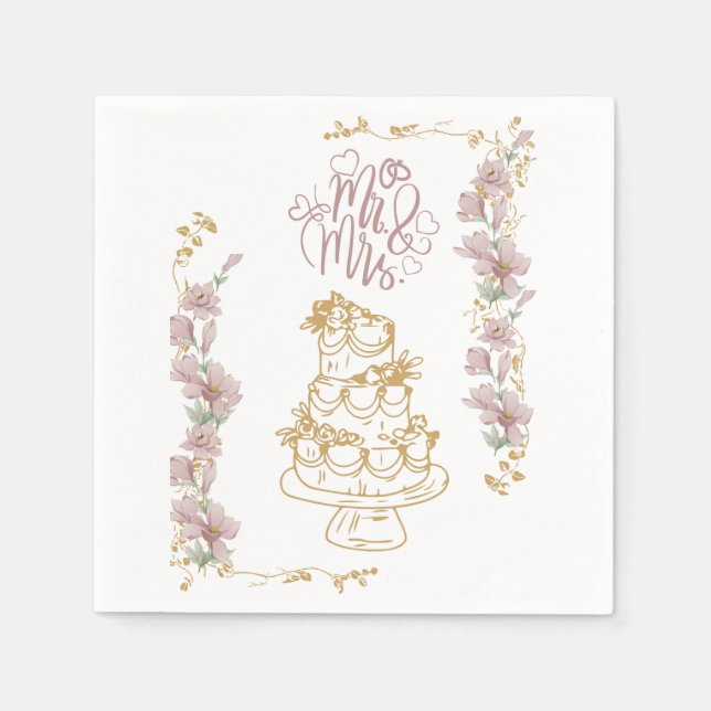 Mr och Mrs Pappersservett (Framsidan)