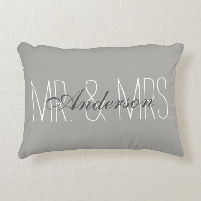 Mr och Mrs Pillow Prydnadskudde (Framsidan)