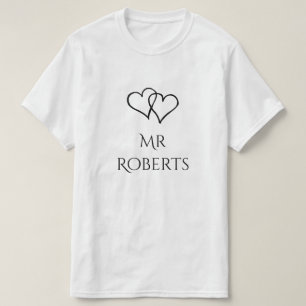 Mr och Mrs... som matchar skjortan. T Shirt