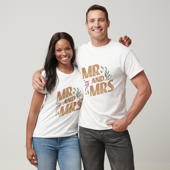 Mr och Mrs. T Shirt (Unisex)