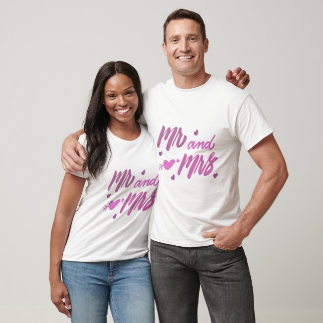 Mr och Mrs. T Shirt (Unisex)