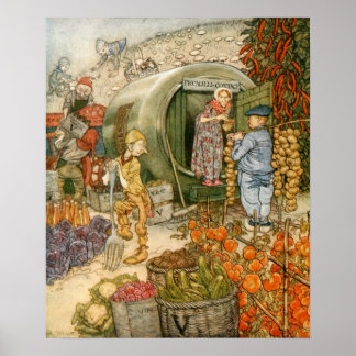 Mr och Mrs Vinegar hemma Poster