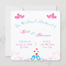 Mr. och Mrs. Wedding Reception Card