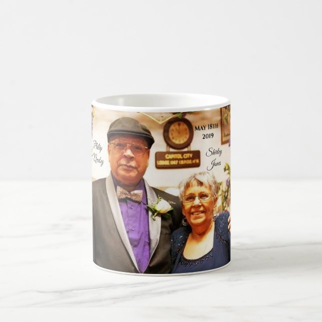 Mr och Philip R Newby     bröllopMagic Mugg (Center)